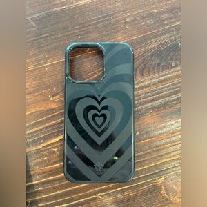 VELVET CAVIAR IPHONE 13 PRO CASE | BLACK HEART